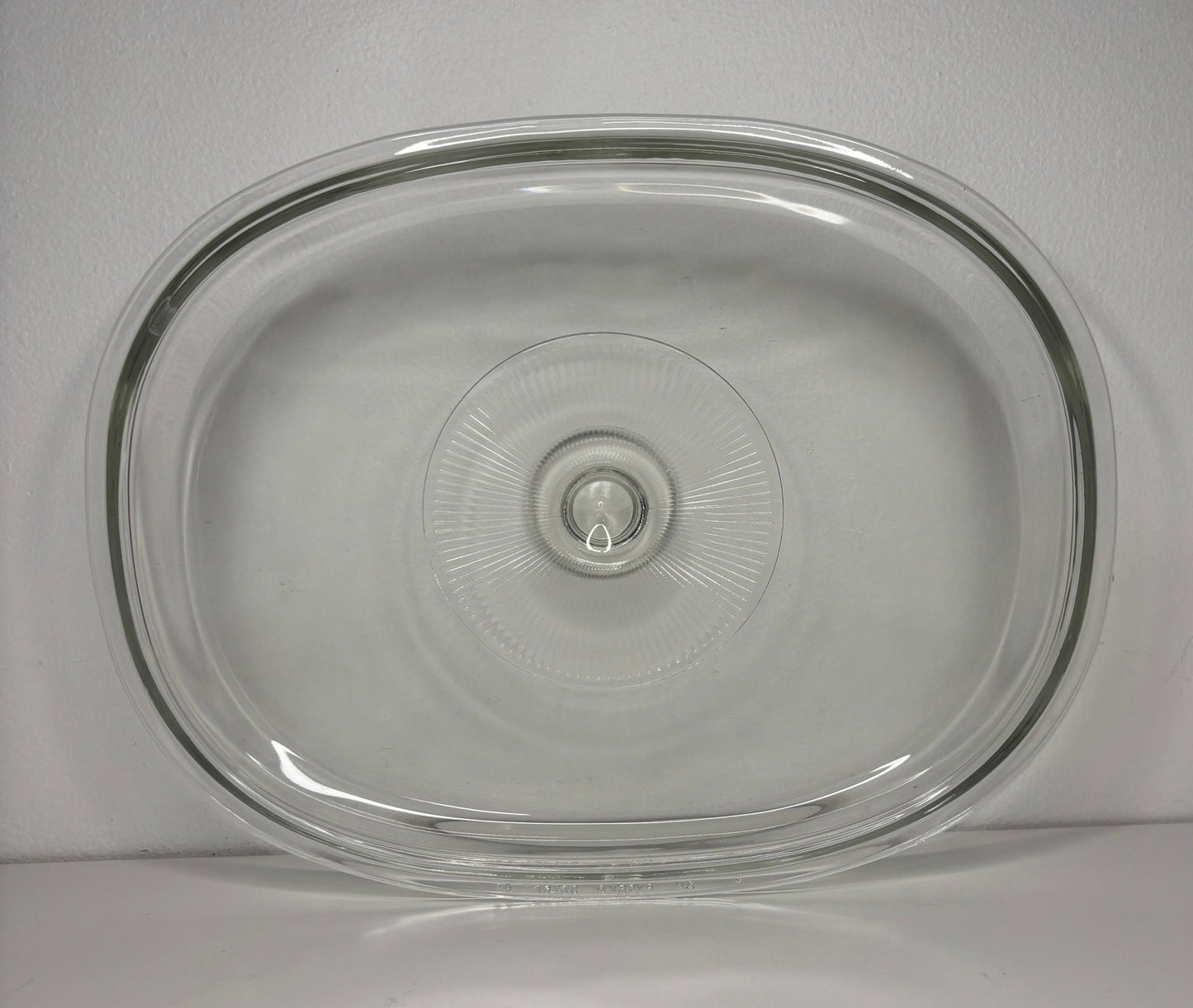 Pyrex Oval Casserole Dish Clear Glass Replacement Lid