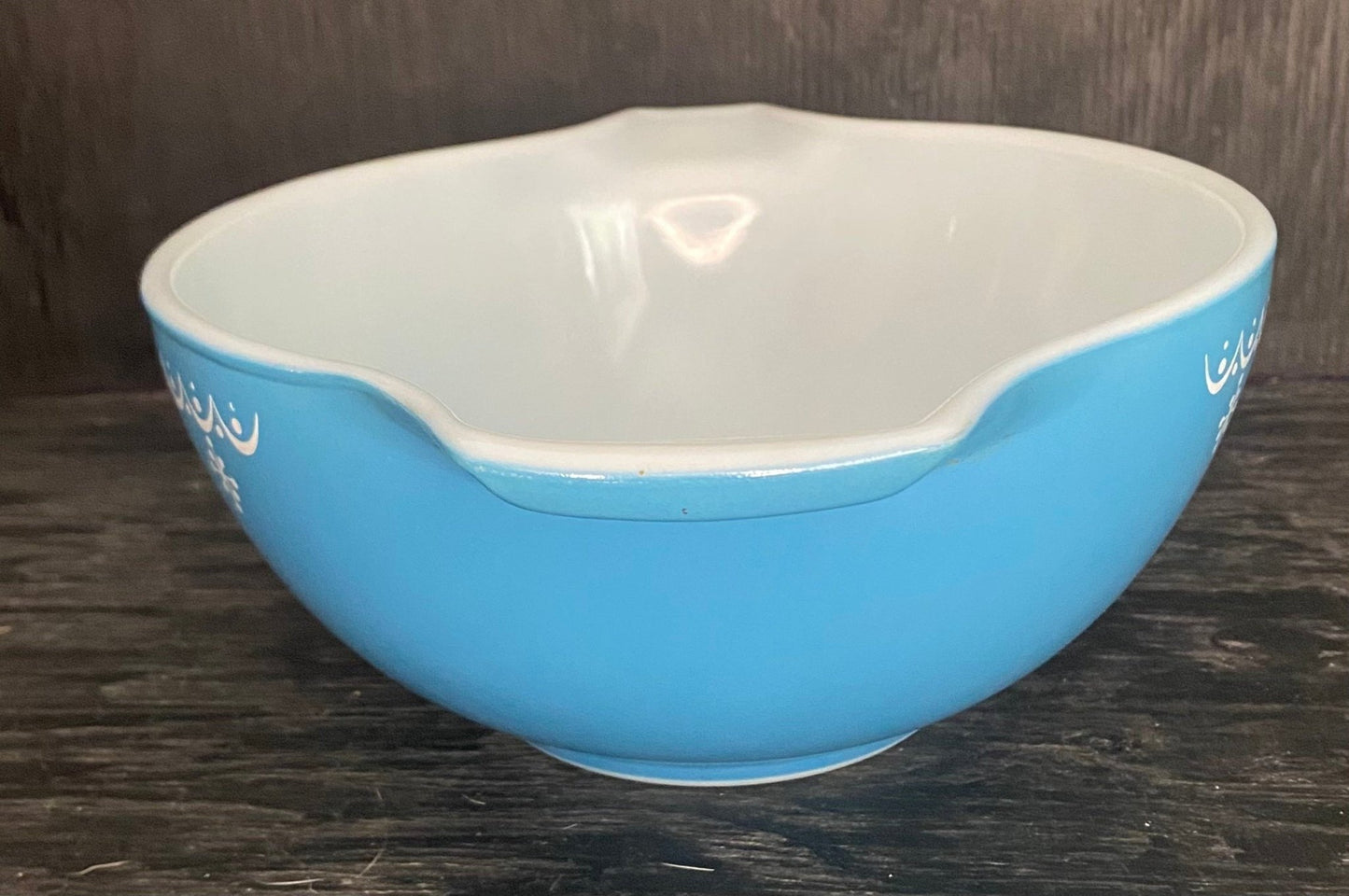 Pyrex Snowflake Mixing Bowl