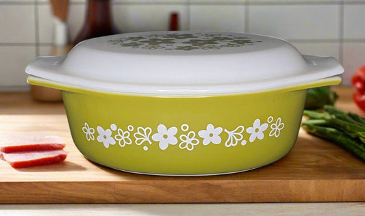 Pyrex Spring Blossom Crazy Daisy 1.5 Quart Casserole Dish