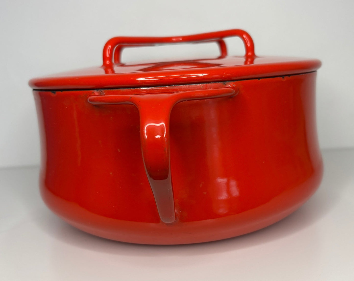 Red Dansk Kobenstyle Casserole Pot