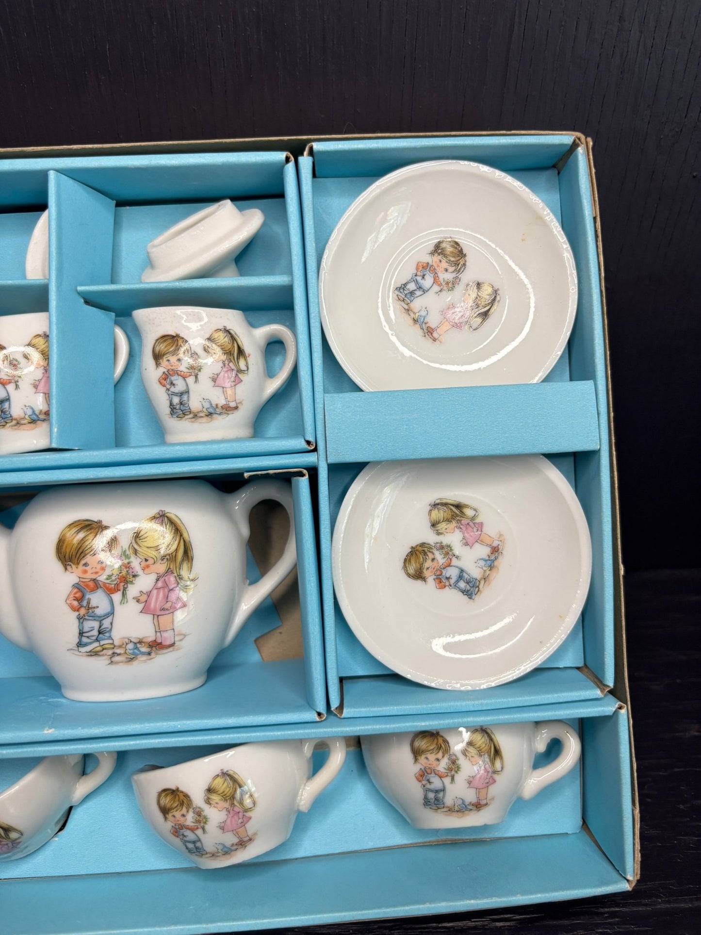 vintage Toy China Tea Set