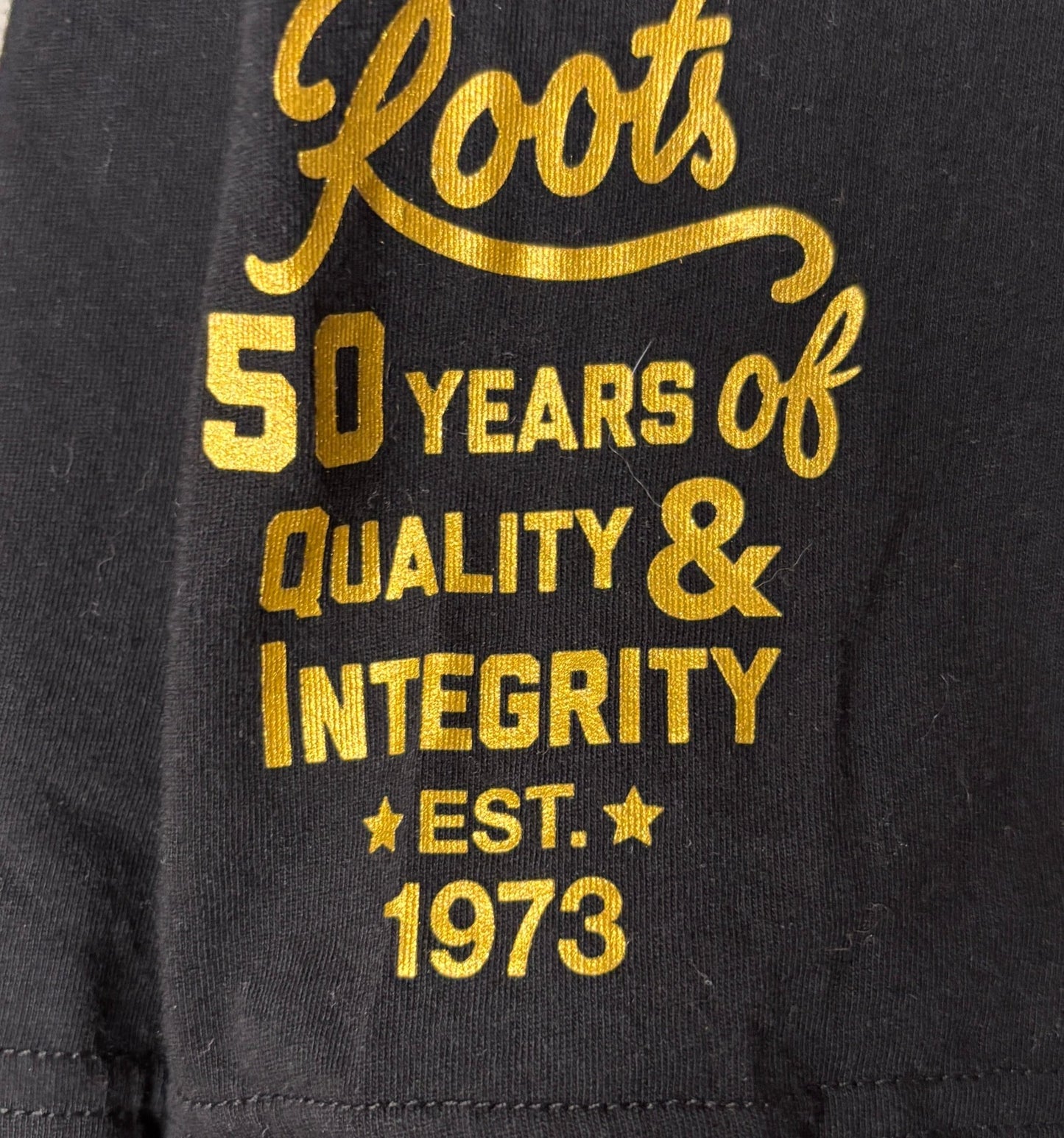 Roots Canada 50 Year Anniversary T Shirt