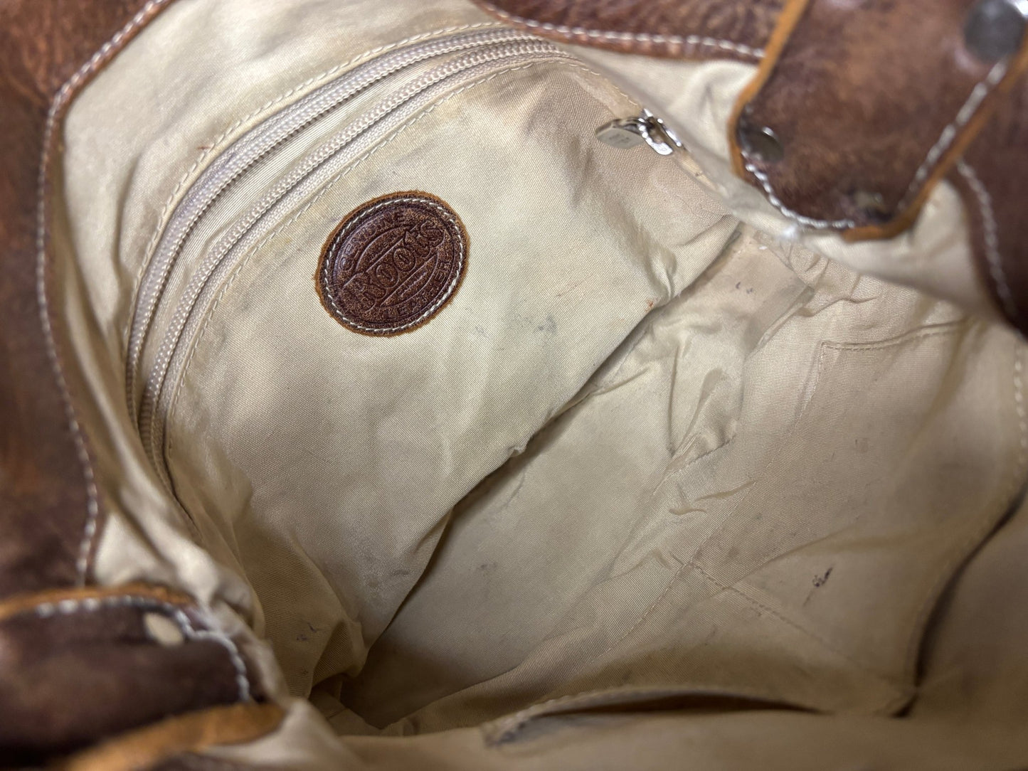 Roots Tribe Brown Leather Purse