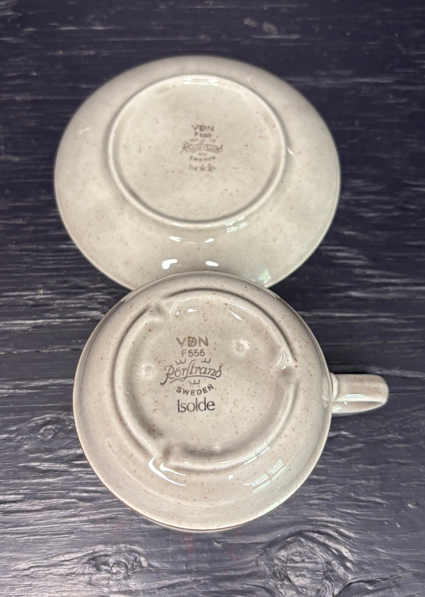 Rörstrand Isolde Teacup and Saucer