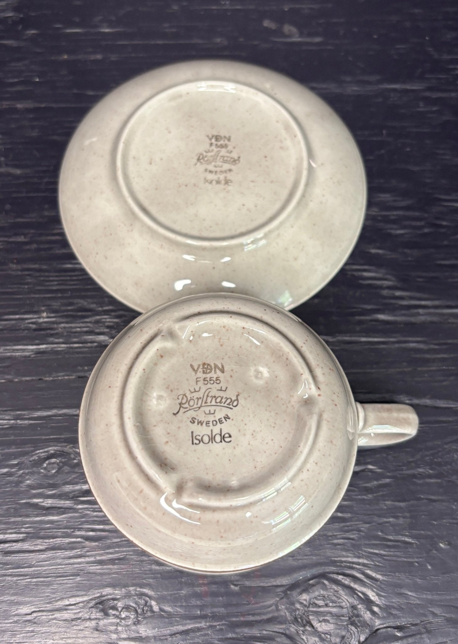 Rörstrand Isolde Teacup and Saucer