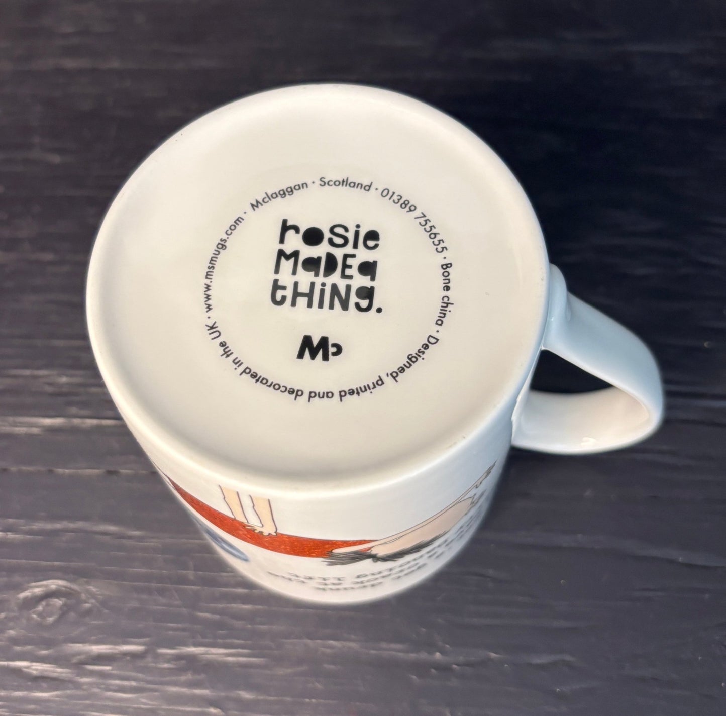 Rosie Made a Thing Drunk Dirty Dancing Lift Bone China Mug