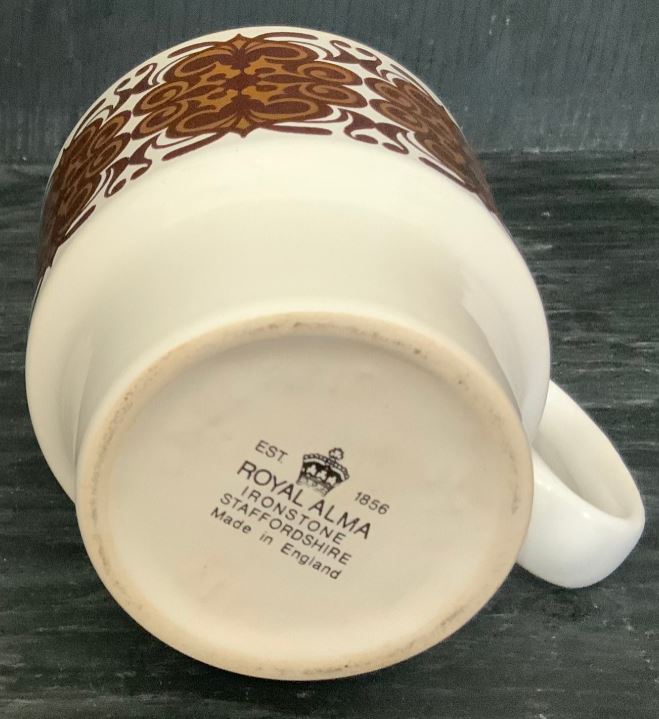 Royal Alma Ironstone England Mug
