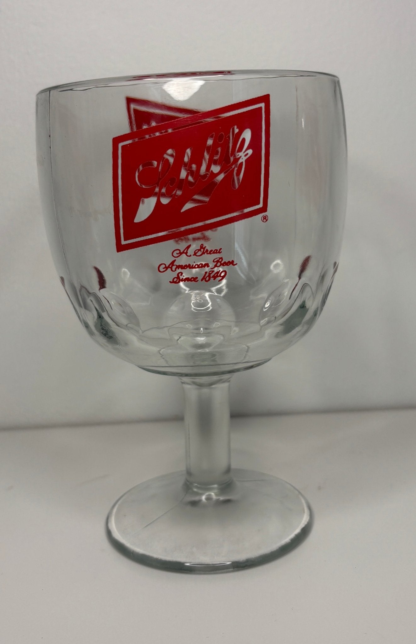 Schlitz Beer Goblet