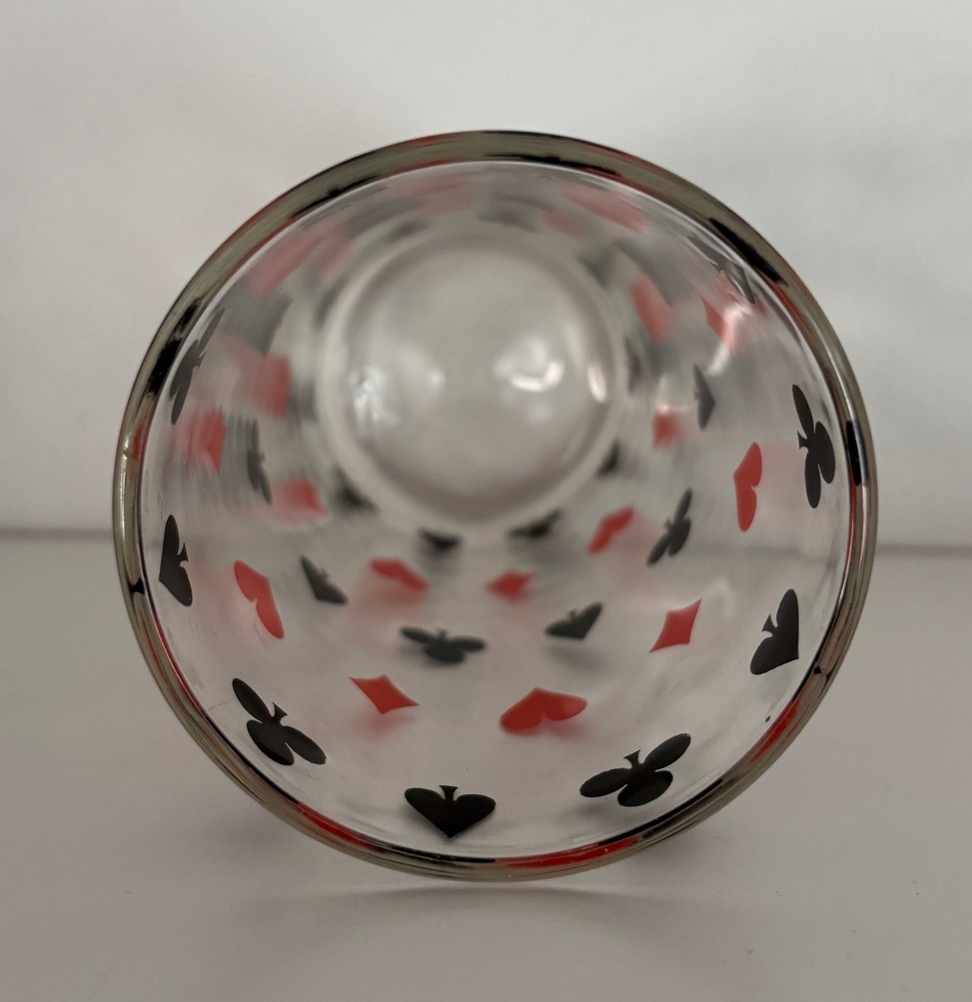 Schwartz Mustard Glass Playing Card Glass