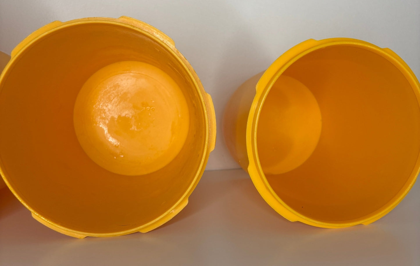 Orange Tupperware Servalier Storage Containers