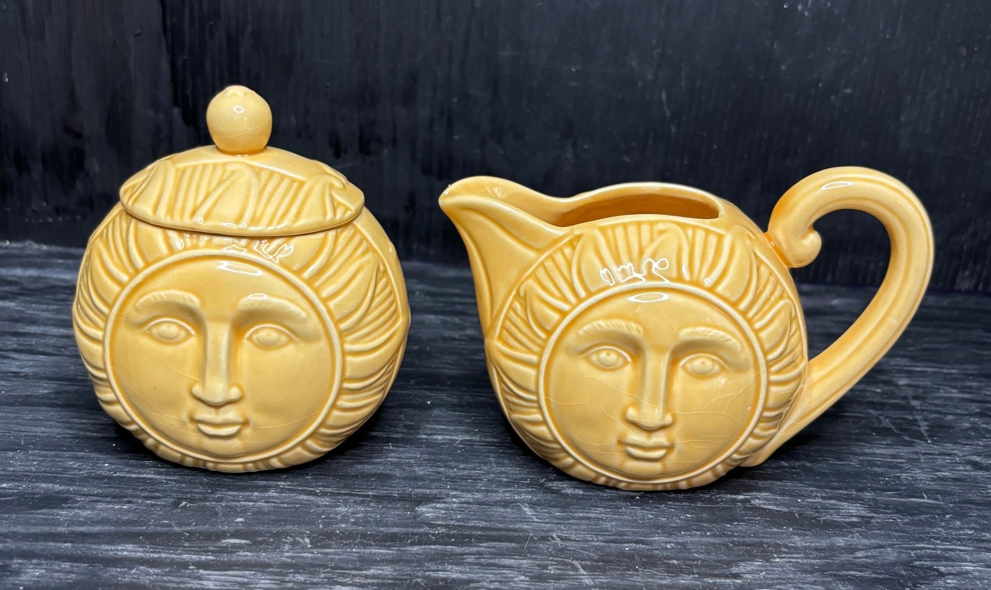 Shafford Rise and Shine Celestial Sugar Bowl and Creamer