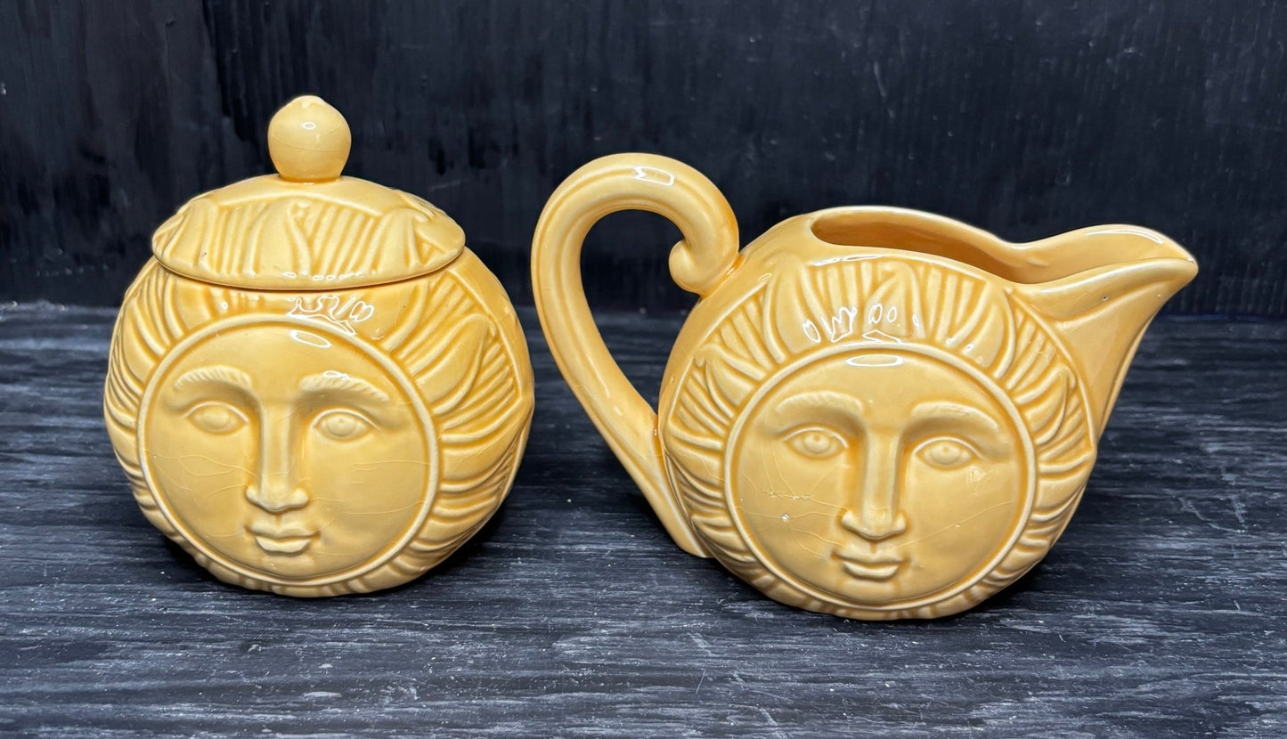 Shafford Rise and Shine Celestial Sugar Bowl and Creamer Set
