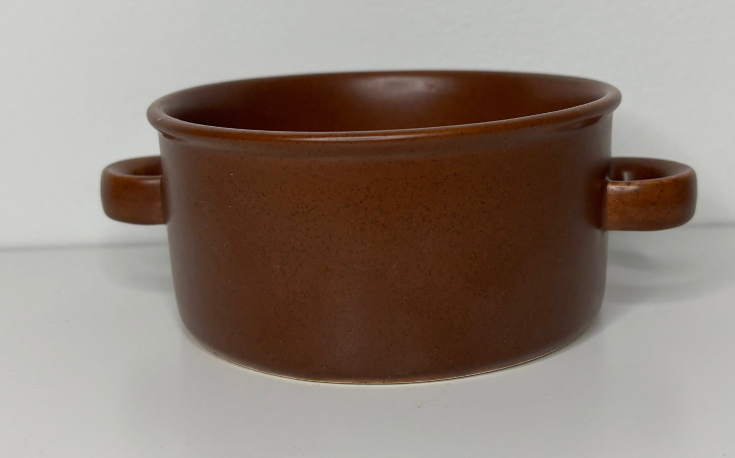 Stonehenge Midwinter Brown Handled Soup Bowls
