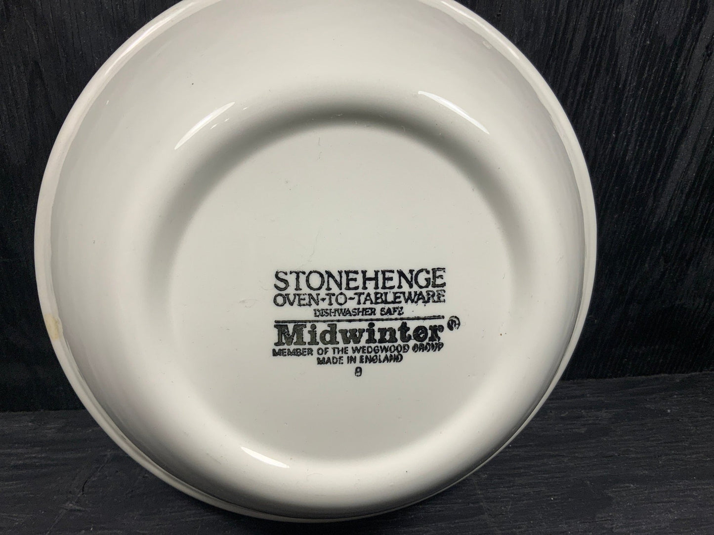 Stonehenge Midwinter Café Au Lait Salad Bowl