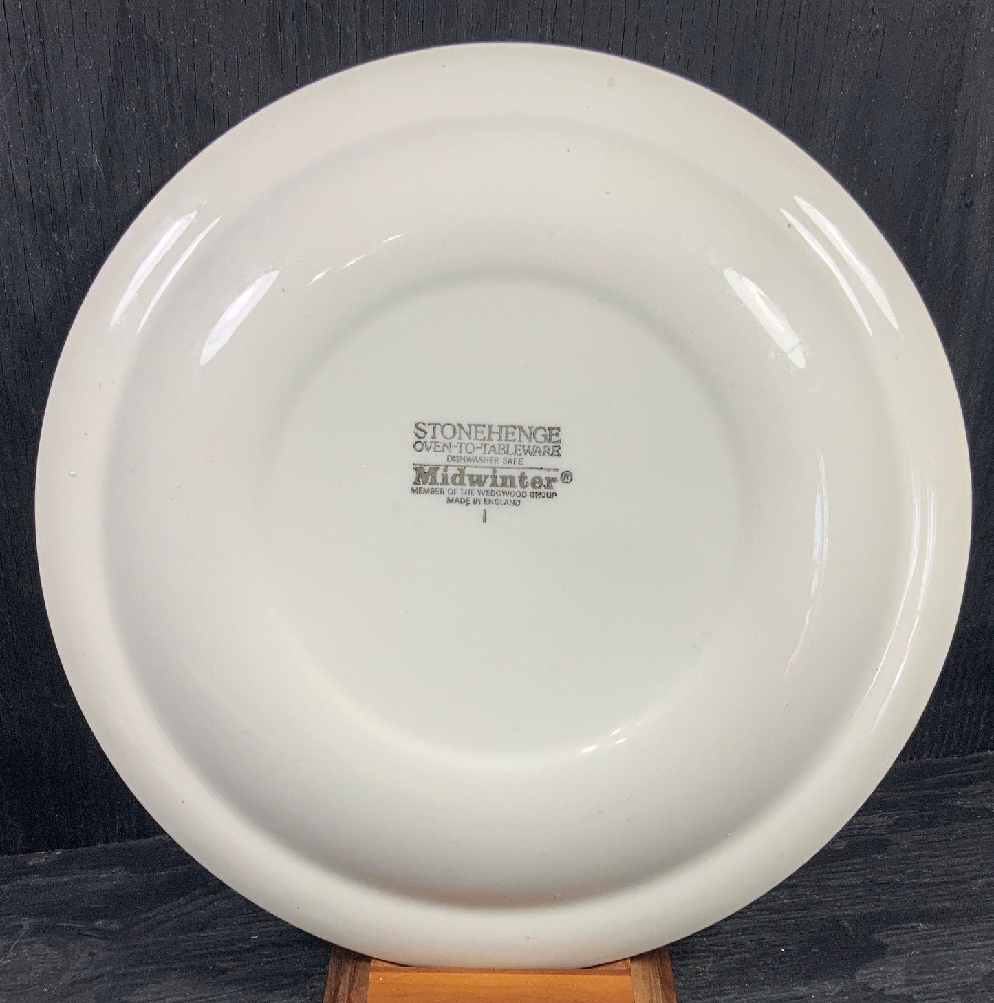 Stonehenge Midwinter Café Au Lait Side Salad Plates