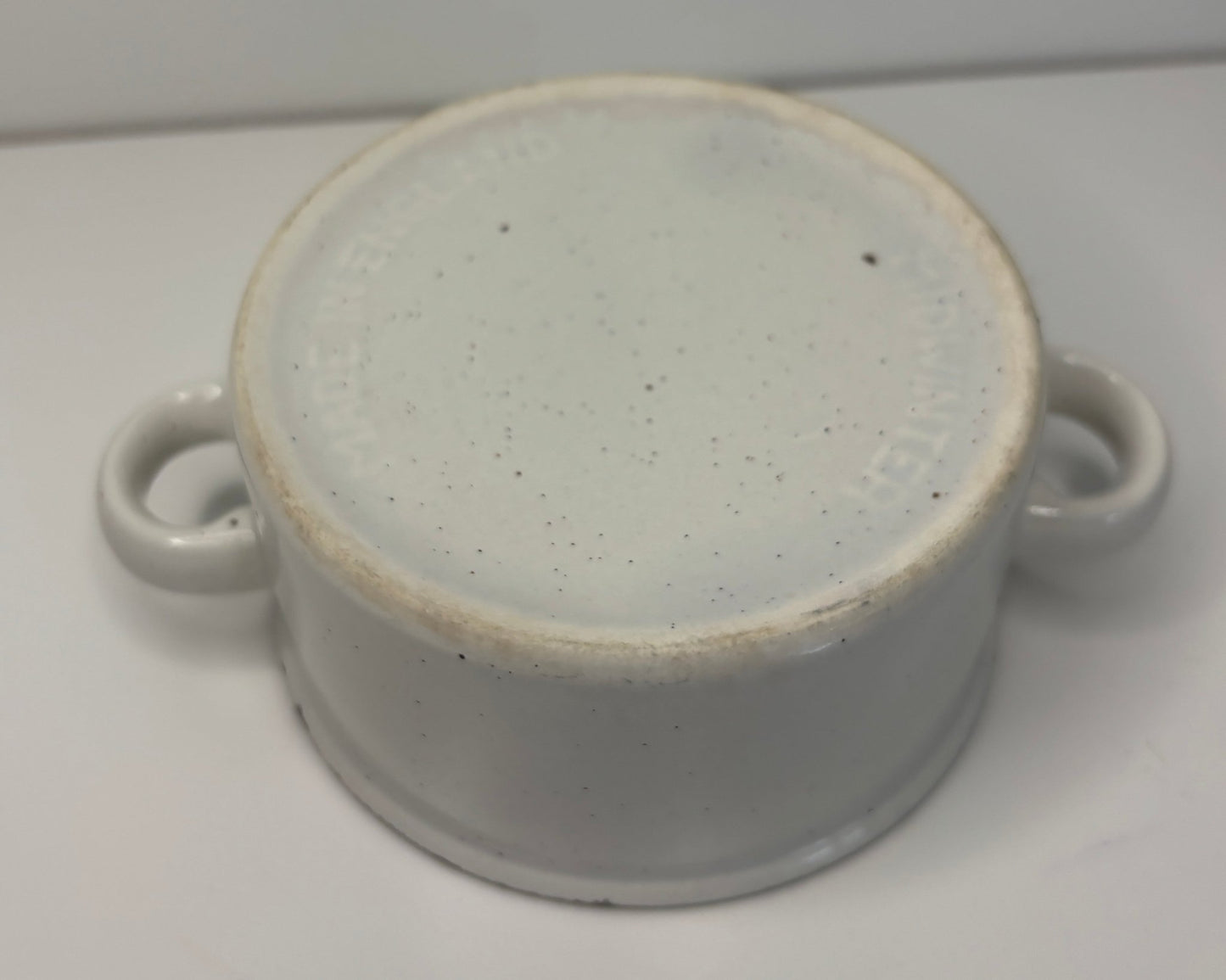 Stonehenge Midwinter Handled Flat Soup Bowls