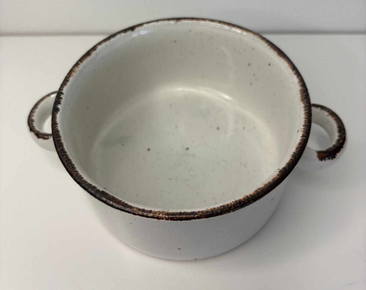 Stonehenge Midwinter Creation Handled Flat Soup Bowls