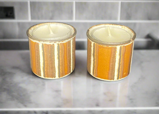 Stonehenge Midwinter Earth Votive Candle Holders