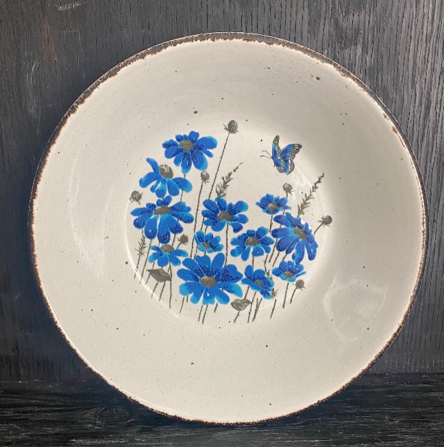Stonehenge Midwinter Spring Blue Serving Bowl