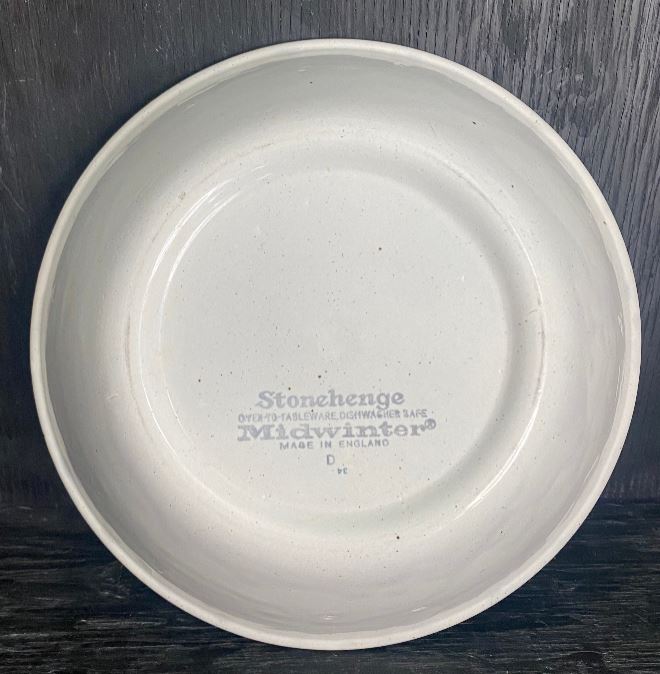 Stonehenge Midwinter Spring Blue 9 Inch Serving Bowl