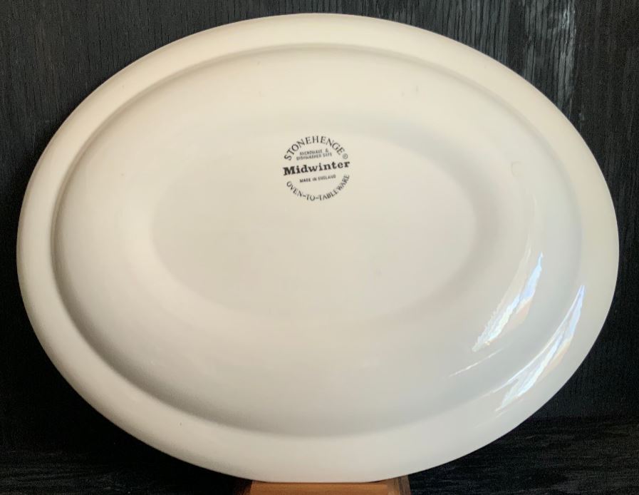 Stonehenge Midwinter White Serving Platter