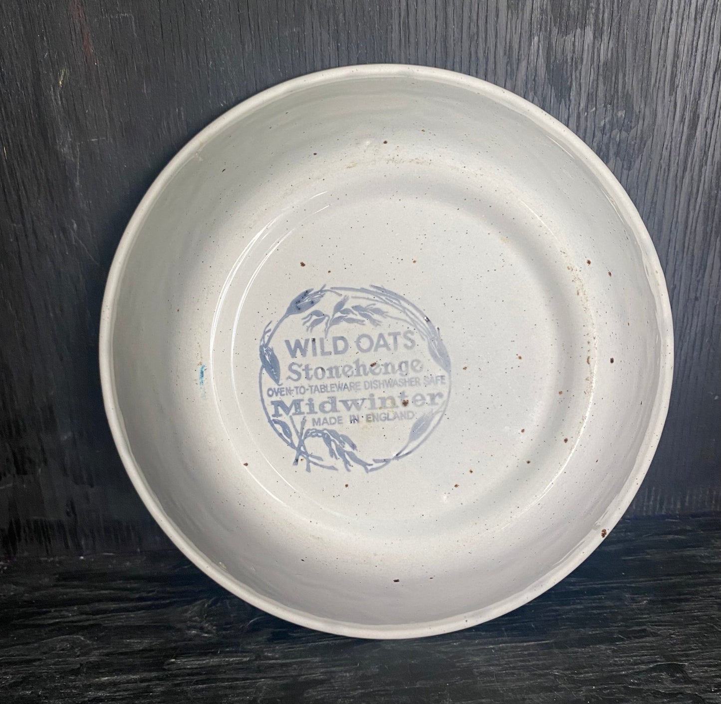 Stonehenge Midwinter Wild Oats 9 Inch Serving Bowl