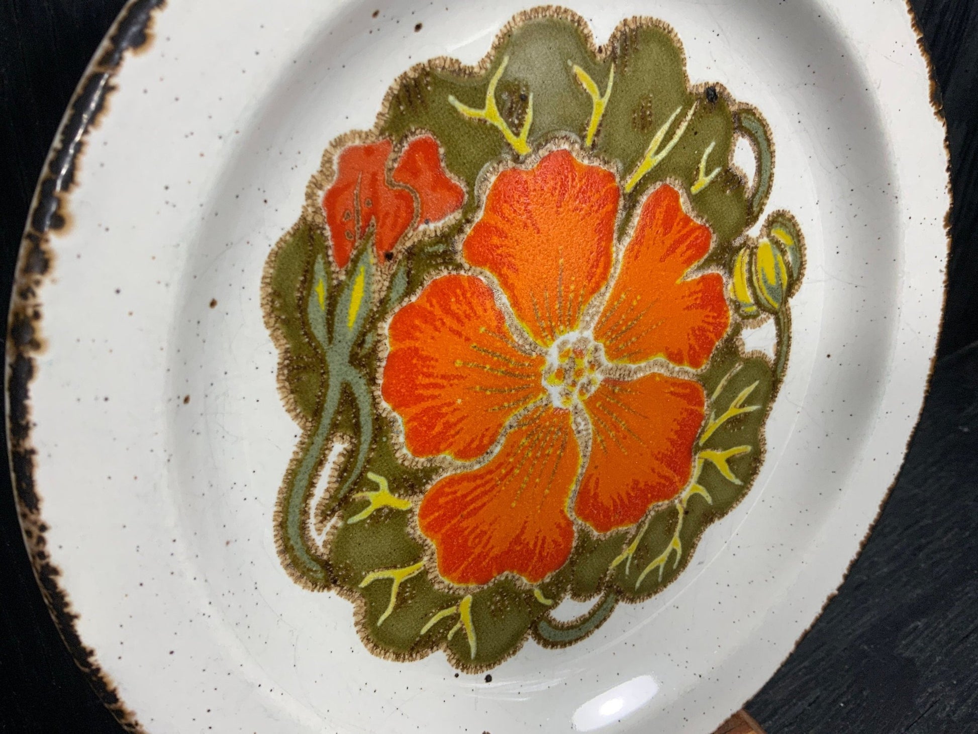 Stonehenge Nasturtium Bread Plates