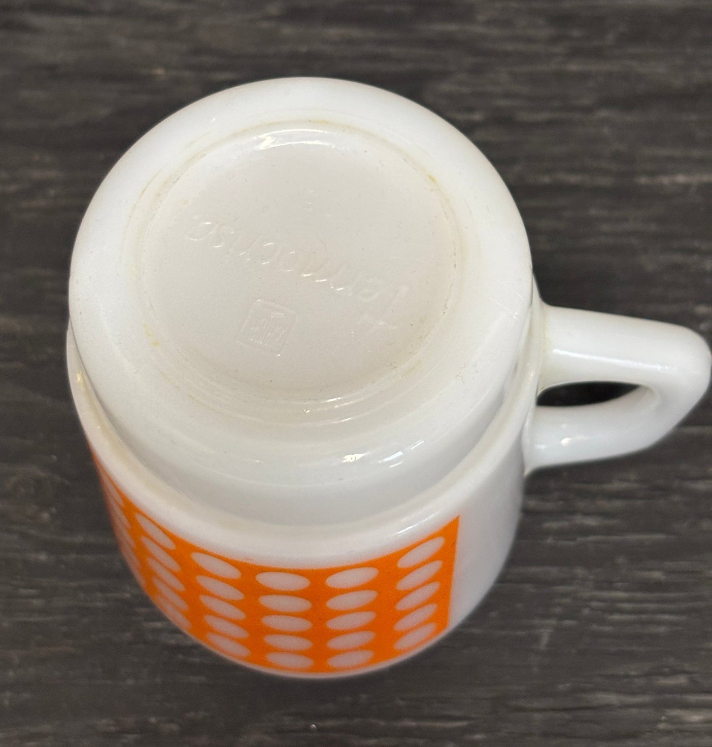 Termocrisa Polka Dot Teacup Milk Glass