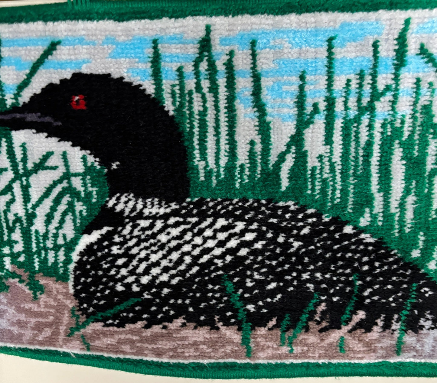 The Weaving Shop Loon Latch Hook Wall Hanging