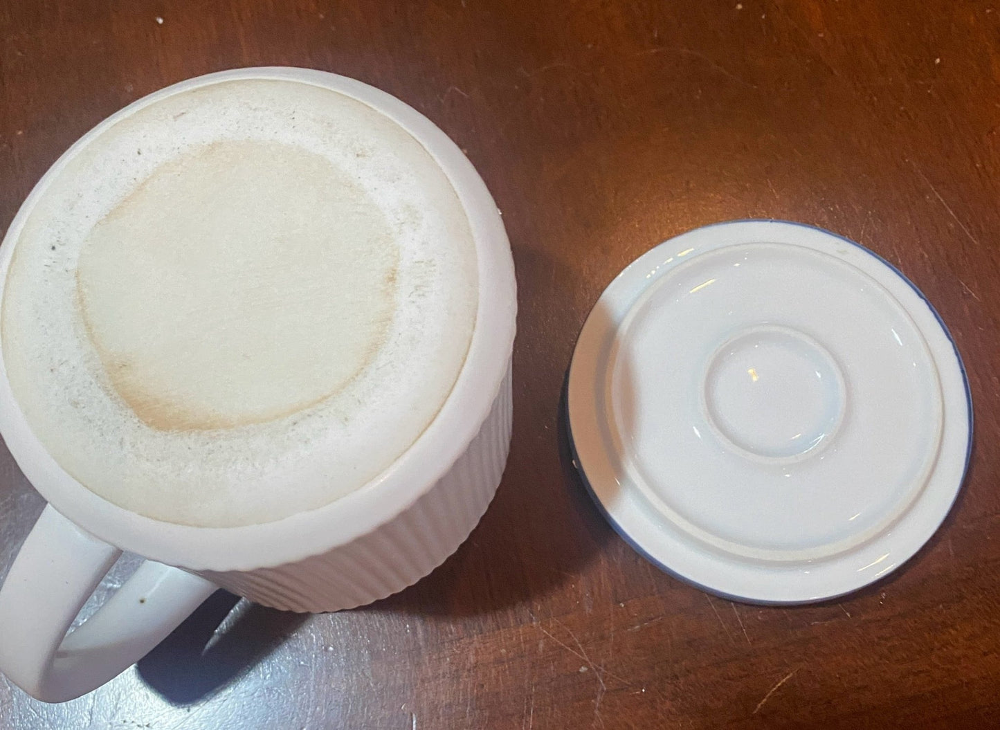 Thomas Rosenthal Orange and Blue Flower Creamer