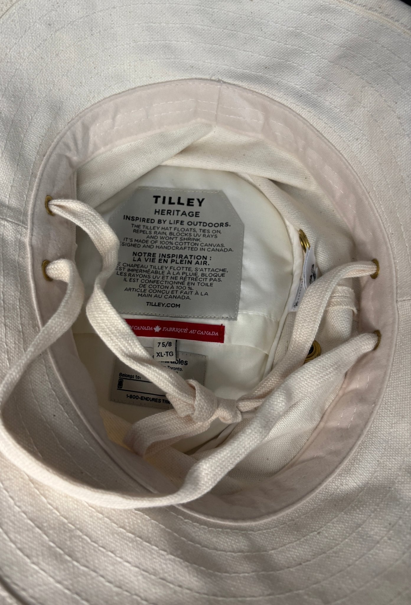Tilley Heritage Beige Bucket Hat 7-5/8 XL New