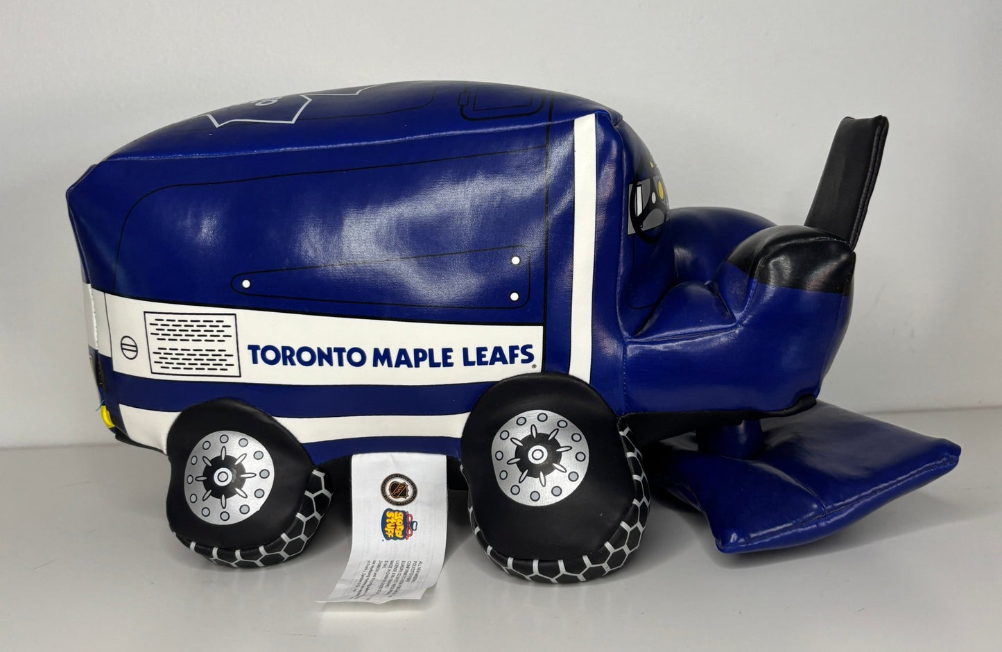 Toronto Maple Leafs Zamboni replica on a white background