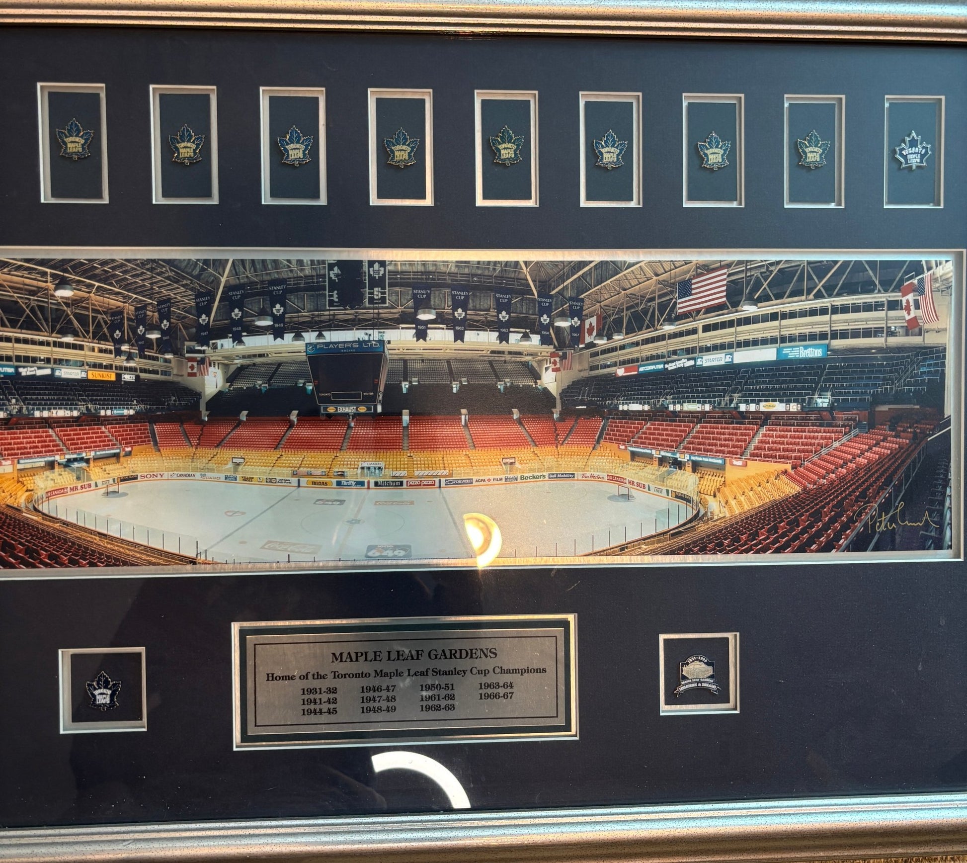 Toronto Maple Leafs Maple Leaf Gardens Stanley Cup Limited Edition Framed Photograph