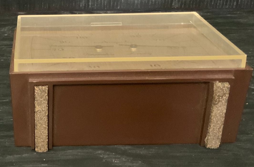 Vintage Airguide Desktop Thermometer and Humidity Gauge