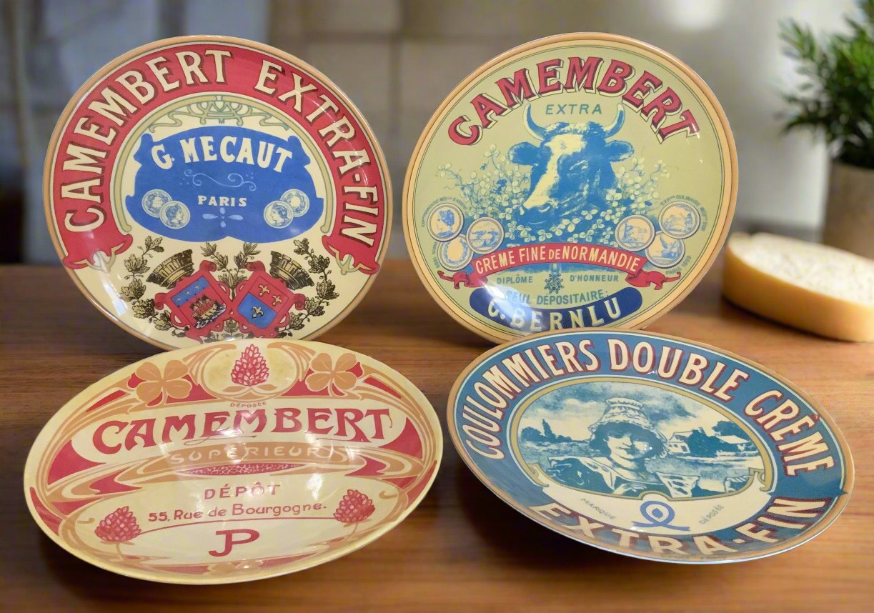 Vintage BIA Camembert Cheese Serving Plates