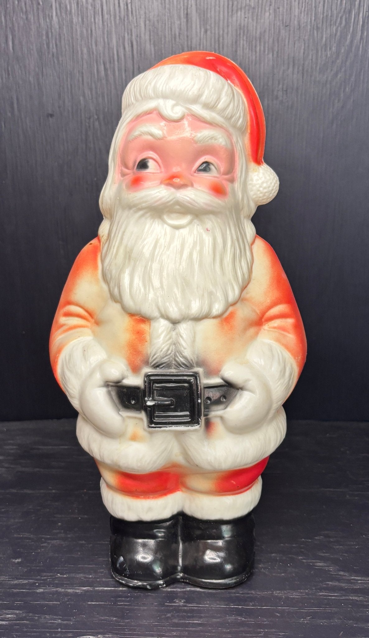 Blow Mold Santa Claus Piggy Bank