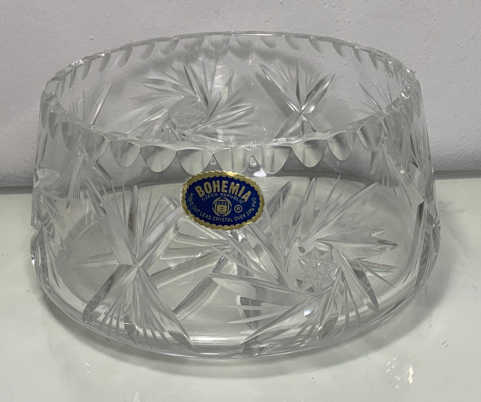 Vintage Bohemia Crystal Bowl