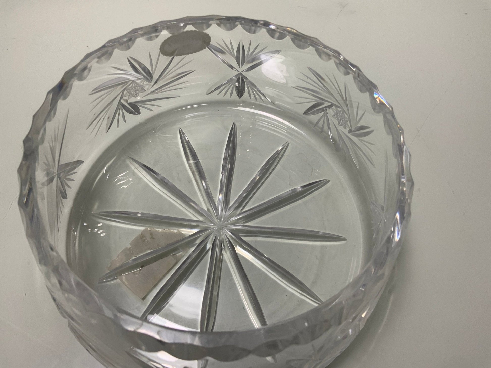 Vintage Bohemia Crystal Bowl Candy Dish