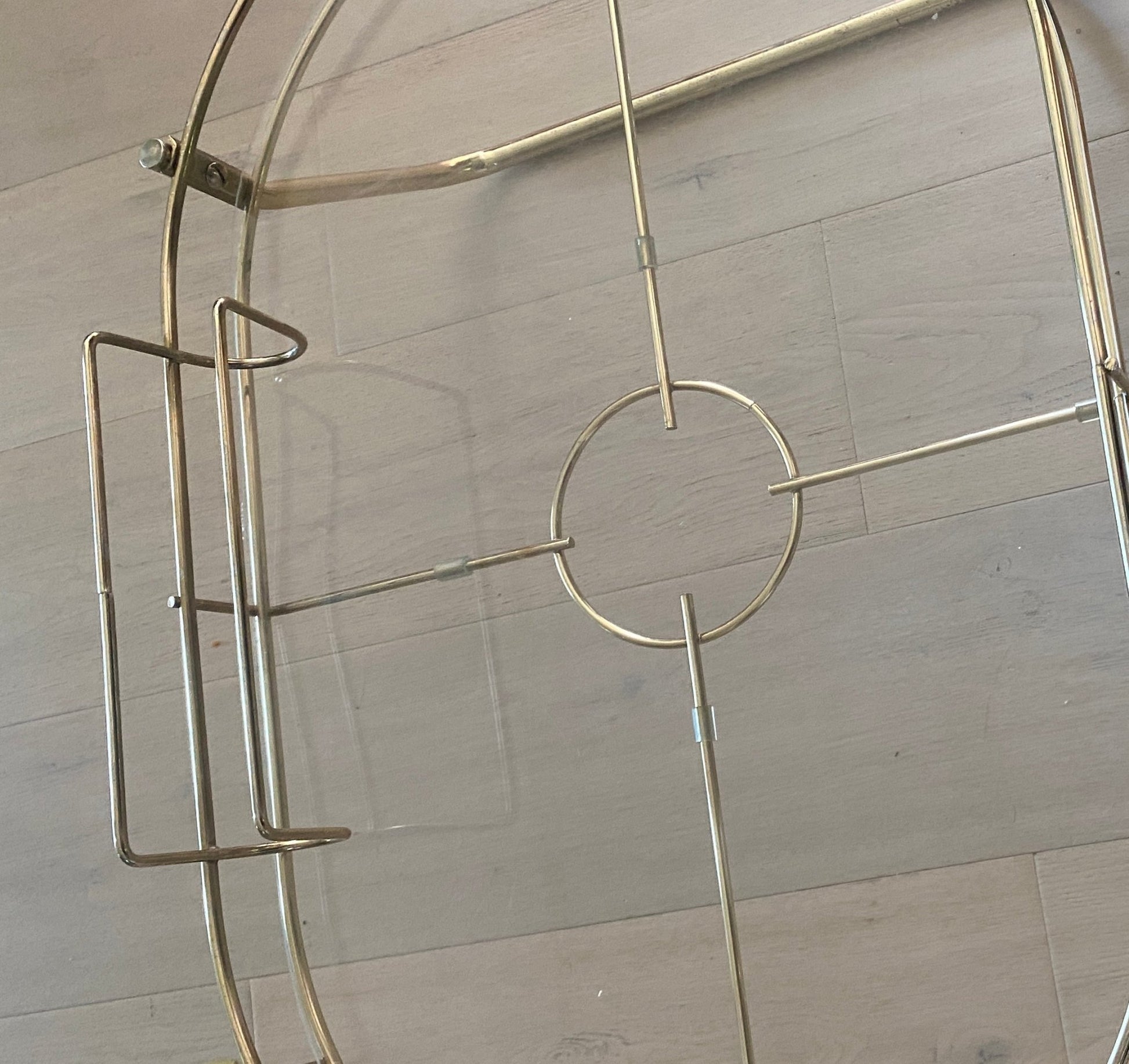 Vintage Brass Breakfast In Bed Serving Tray