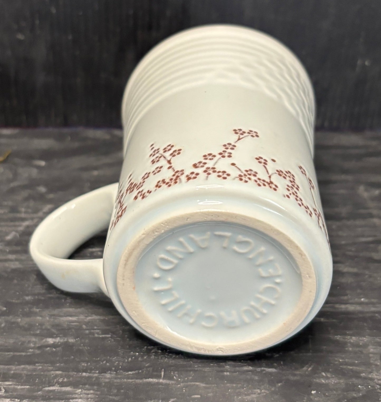 Vintage Churchill England Japanese Cherry Blossom Coffee Mugs