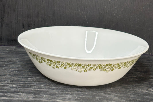 Vintage Corelle Green Crazy Daisy Spring Blossom Serving Bowls
