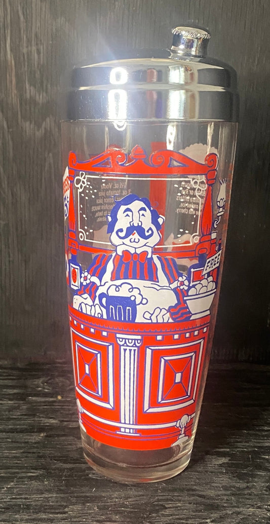 Vintage Craft House By Fortessa Bartender Glass Cocktail Shaker