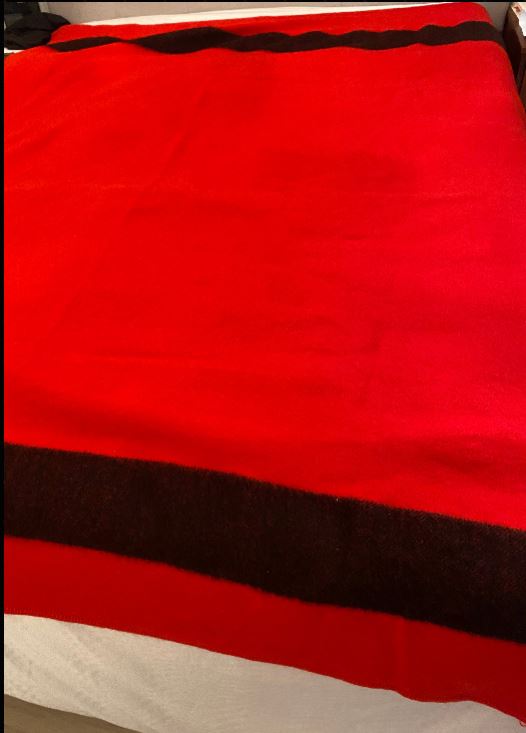 Vintage Eaton’s Trapper Point Wool Blanket