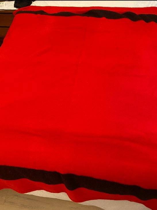 Vintage Trapper Point Wool Blanket