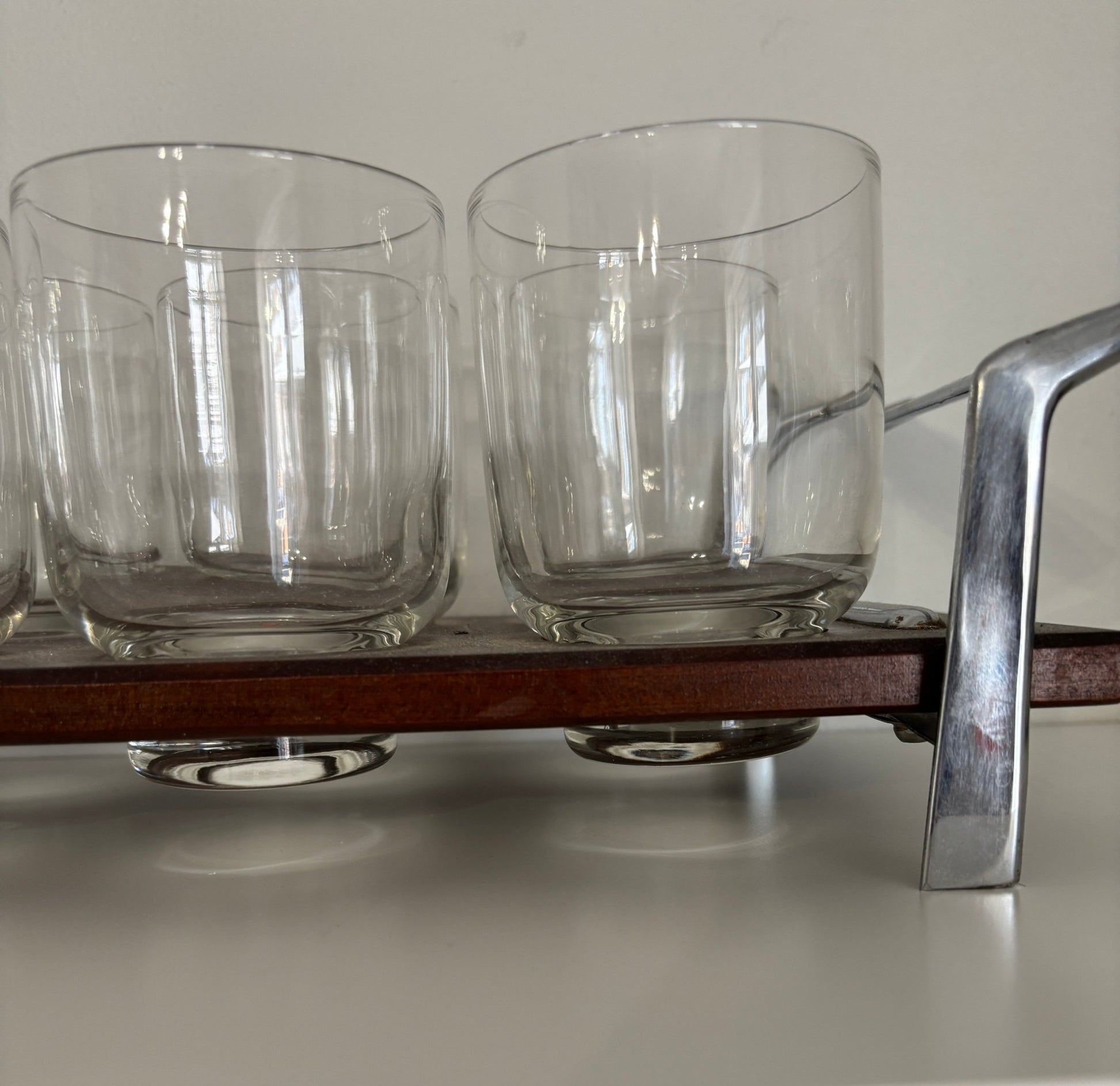 Vintage Eva Zeisel Teak Barware Set