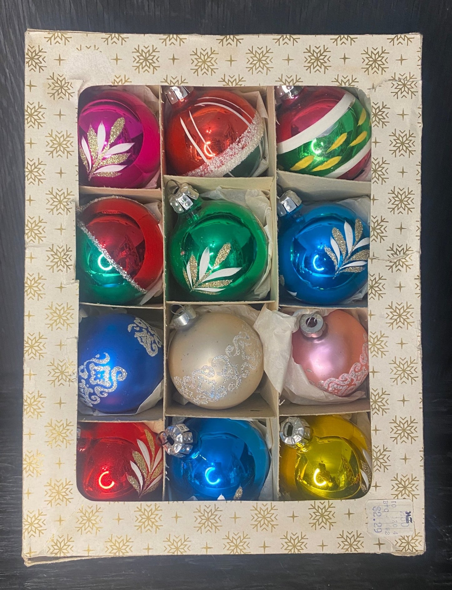 Vintage Glass Christmas Ornaments