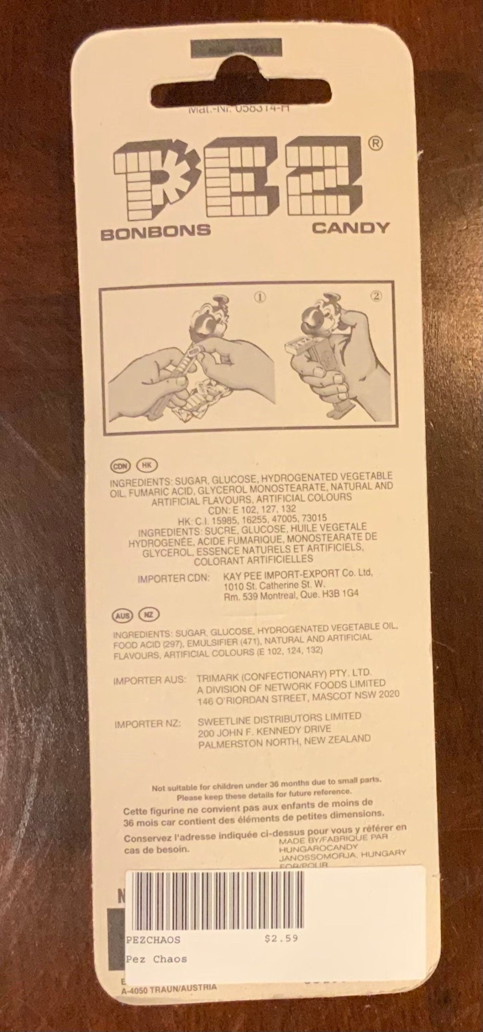 Vintage He Saur Pez a Saur Pez Dispenser