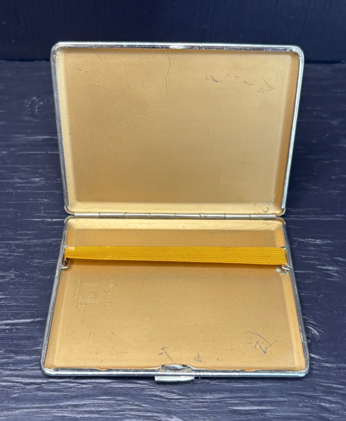 Vintage Kincraft Chrome Cigarette Case