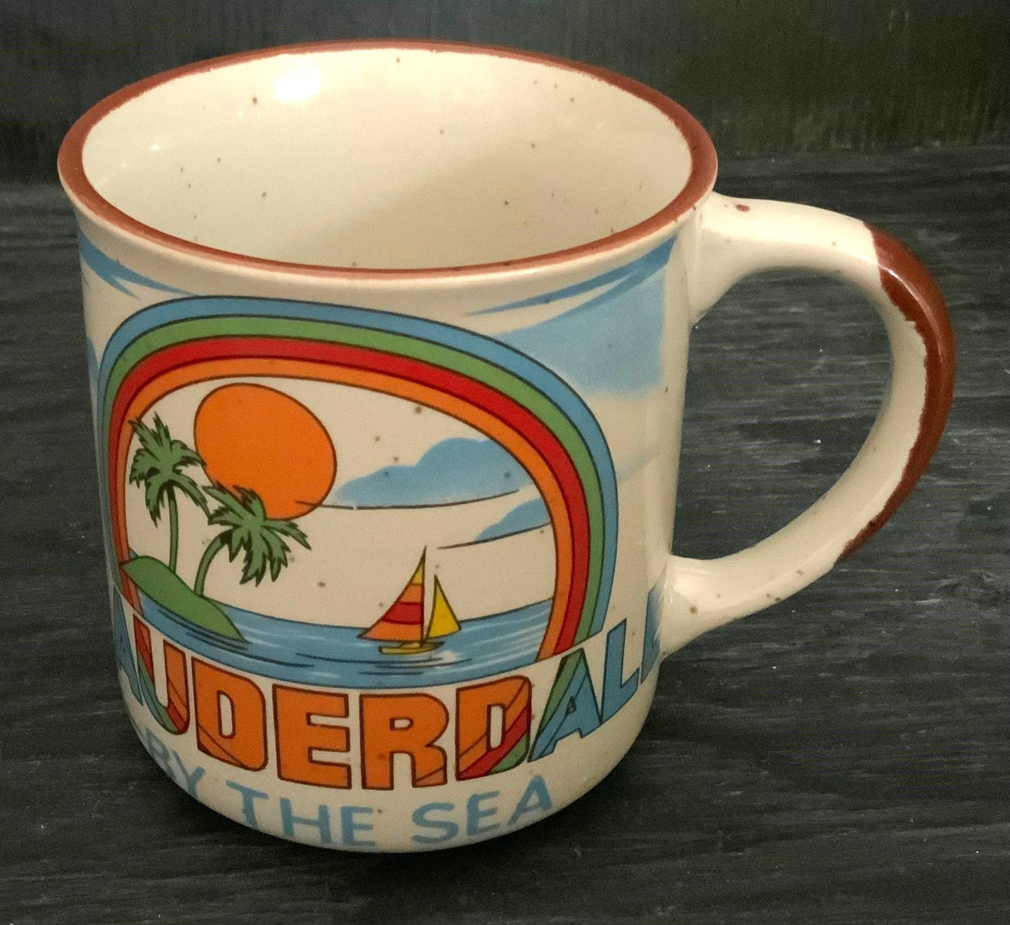 Vintage Lauderdale By The Sea Coffee Mug
