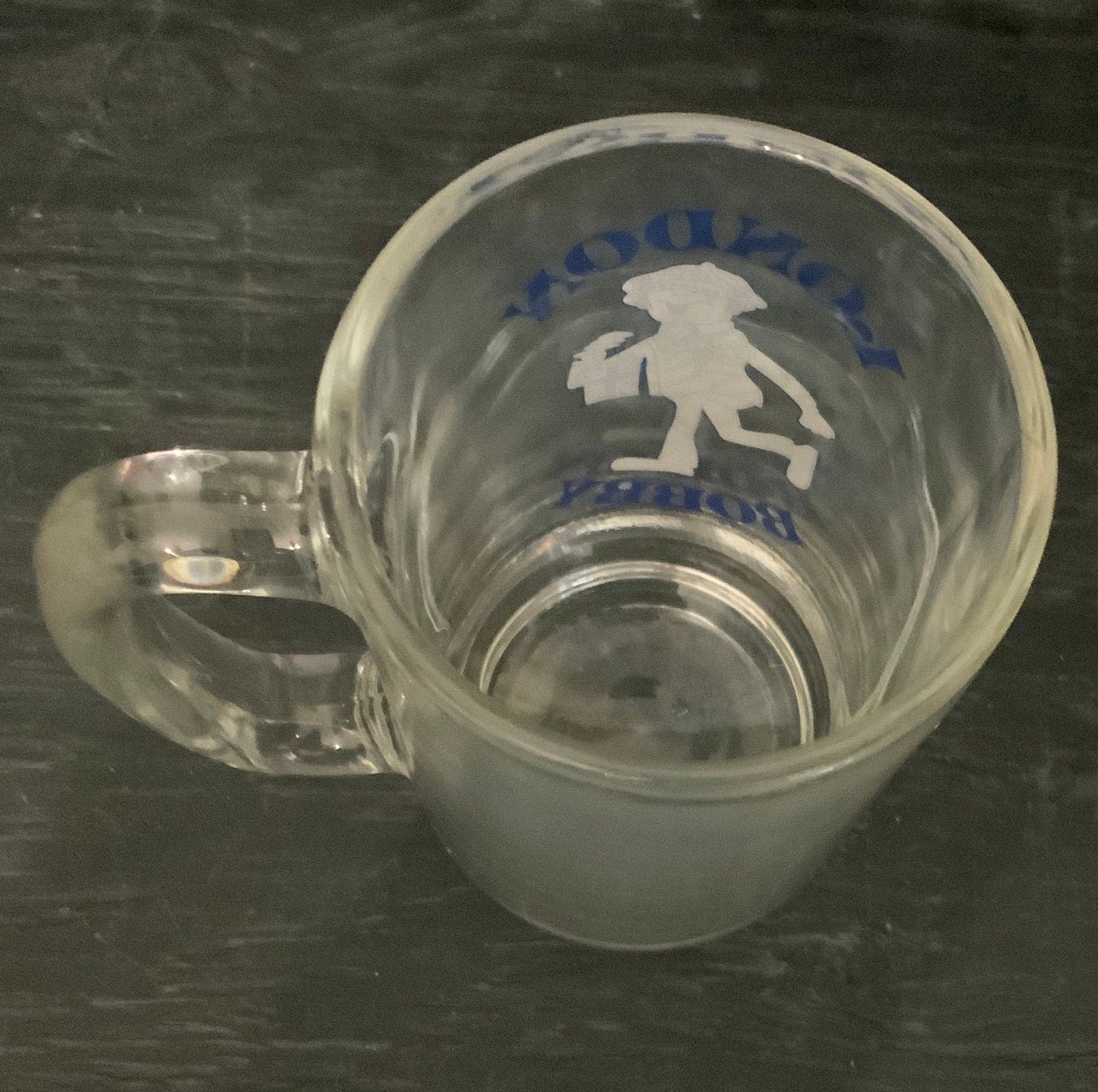 Vintage London Bobby Beer Glass